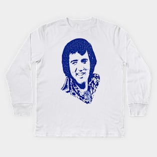 Vintage Elvis Presley Kids Long Sleeve T-Shirt